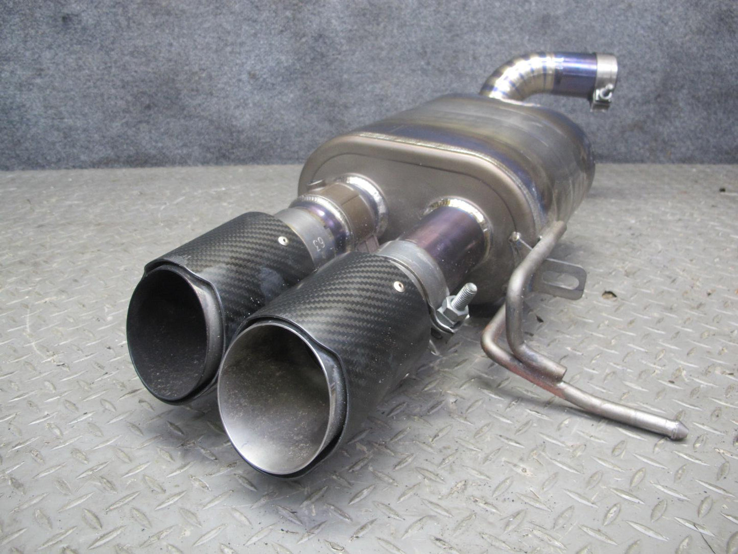 08-13 BMW E92 E90 M3 Titanium Catback Exhaust System w Carbon Tips Aftermarket