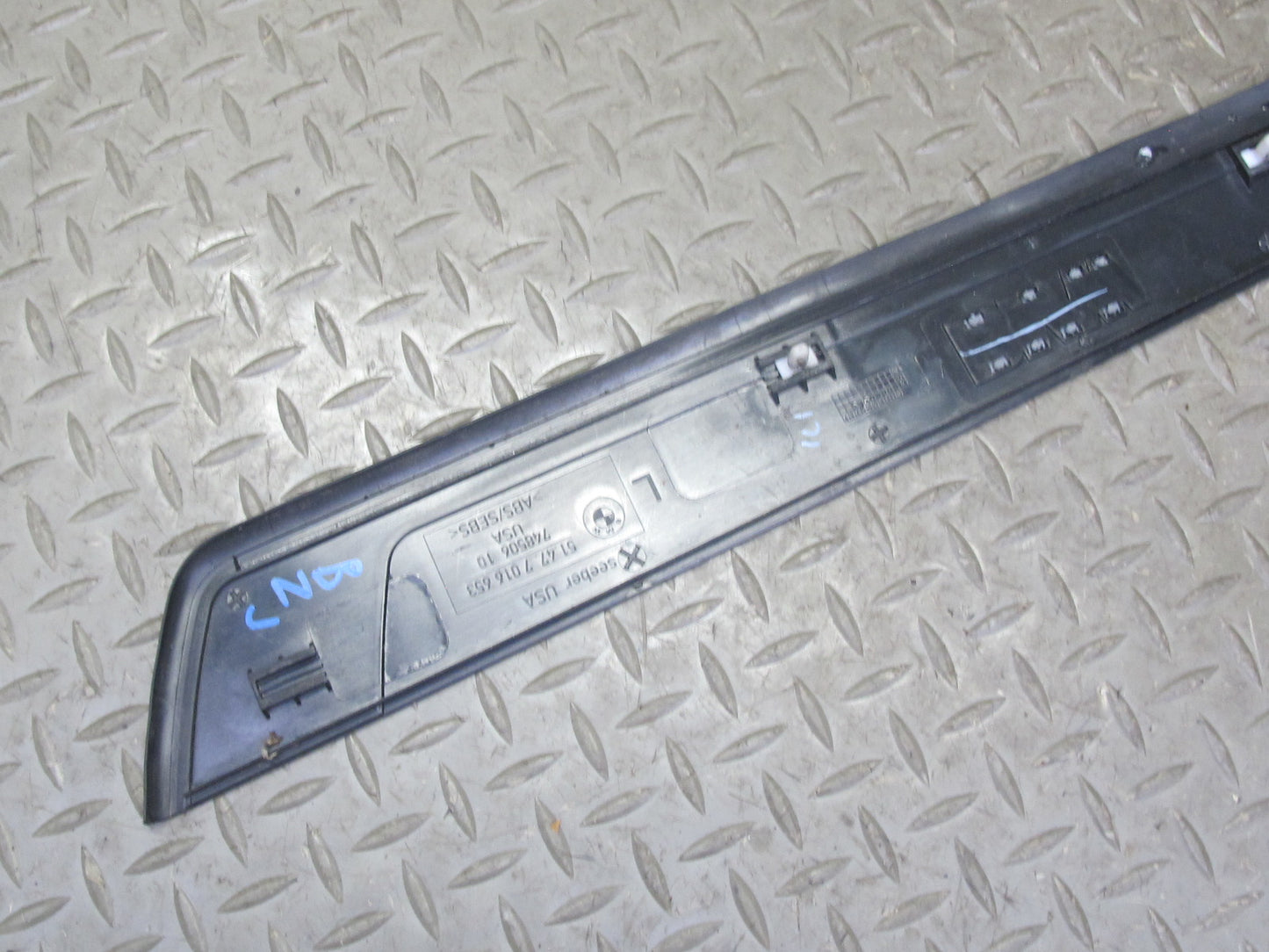 03-16 BMW E89 E86 E85 Z4 Set of 2 Left & Right Door Sill Scuff Plate Trim OEM