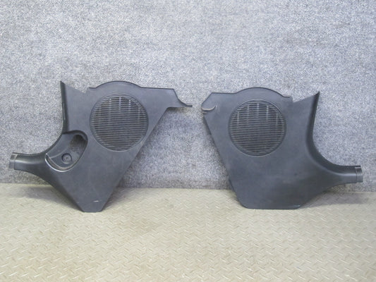 03-08 BMW E86 E85 Z4 Set of 2 Front Left & Right Kick Trim Cover Panel Black OEM