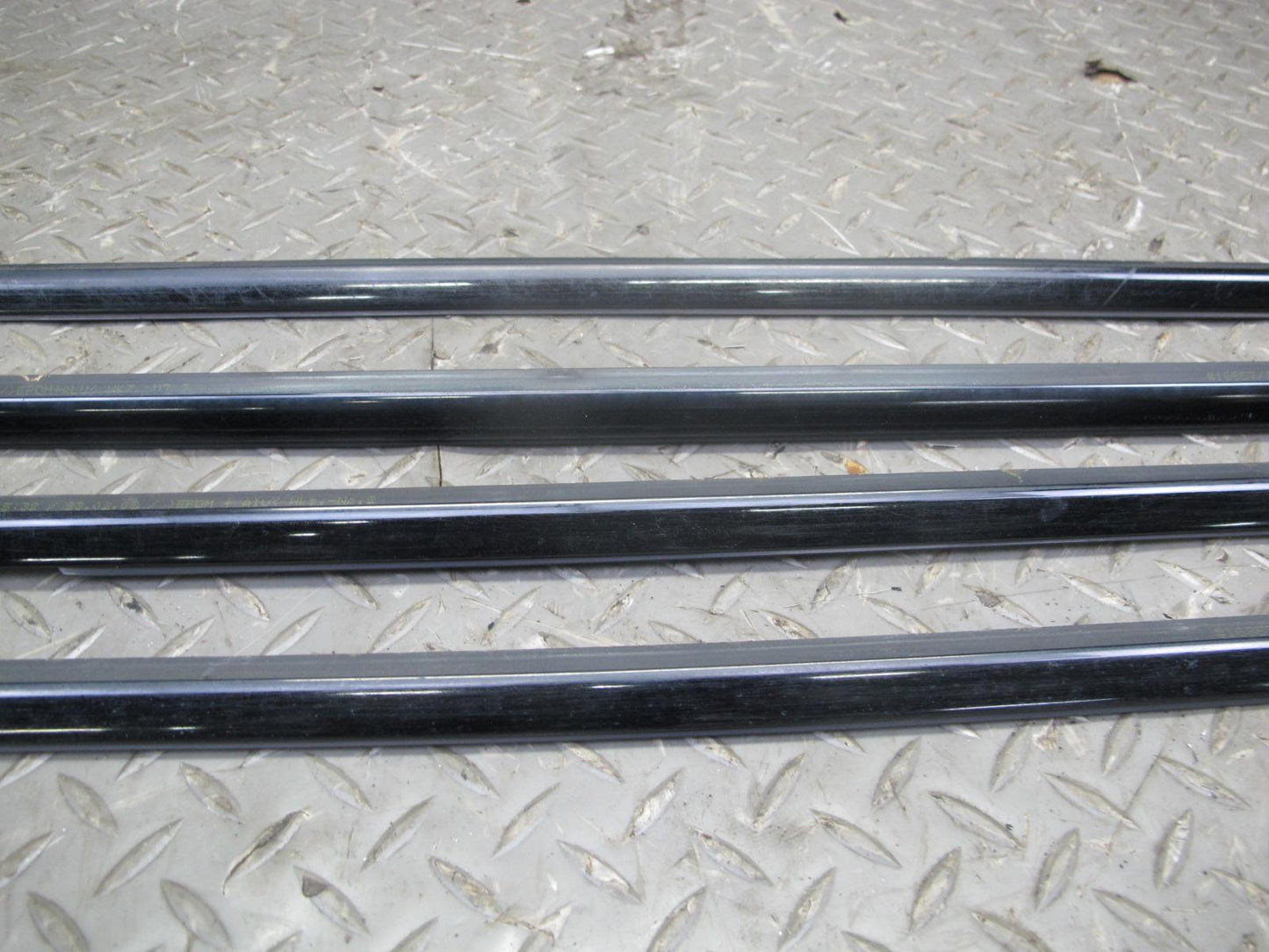 2008-2011 BMW E90 Sedan M3 High Gloss Shadowline Trim Molding Cover Panel Set
