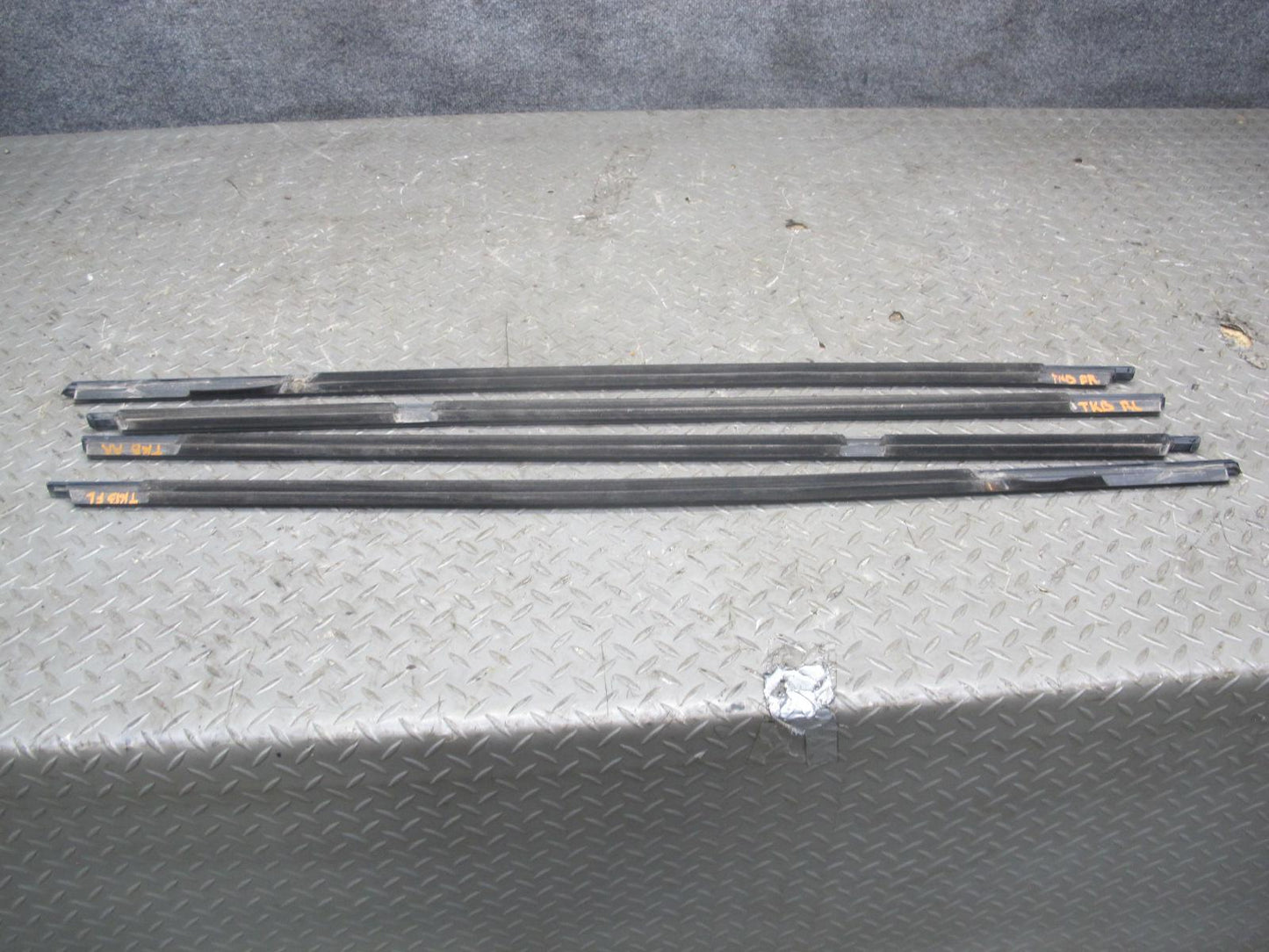 2008-2011 BMW E90 Sedan M3 High Gloss Shadowline Trim Molding Cover Panel Set