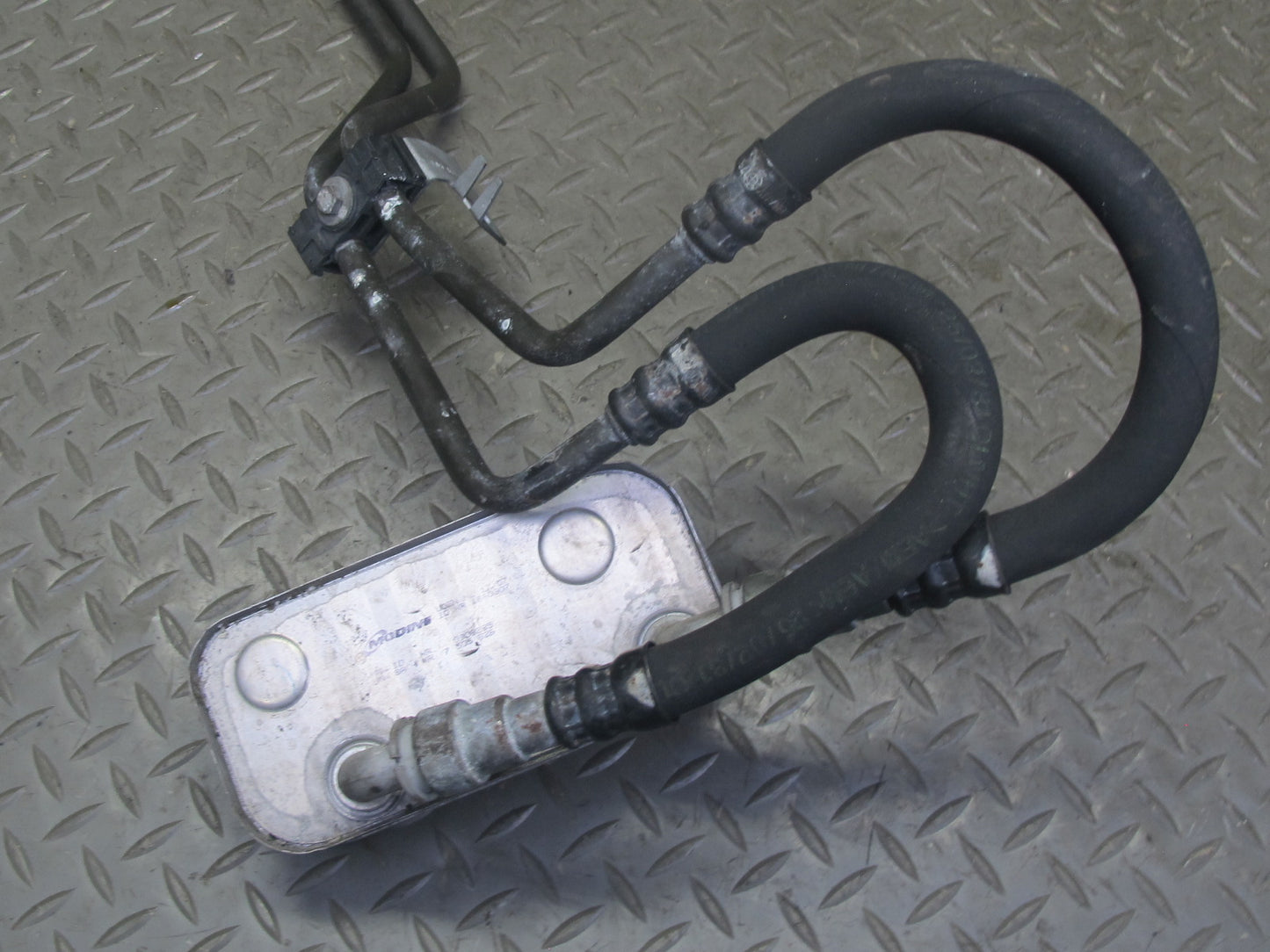 03-05 BMW E85 Z4 M54 Transmission Oil Cooler Heat Exchanger w Hose Line OEM