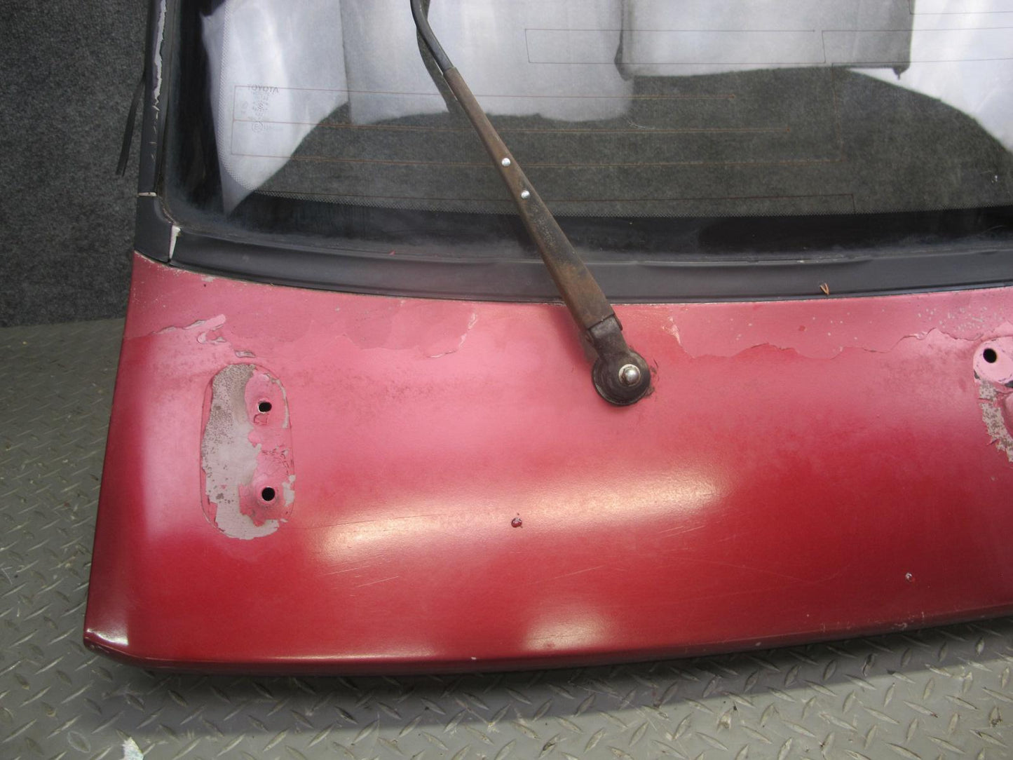88-92 Toyota Supra MK3 NA Rear Trunk Lid Hatch Liftgate Tailgate w Glass OEM