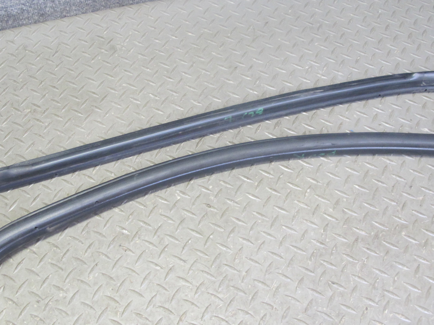 03-08 BMW E85 Z4 Set of 3 Windshield Door Weatherstrip Rubber Seal Cover OEM