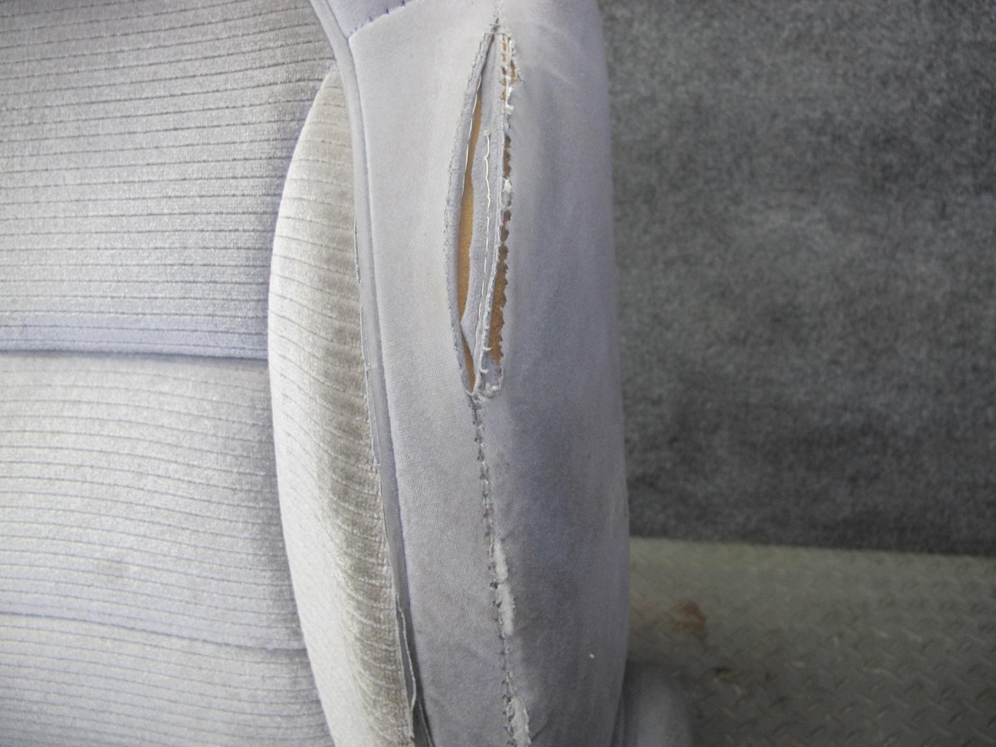 89-92 Toyota Supra MK3 Front & Rear Complete Cloth Seat Set Gray OEM