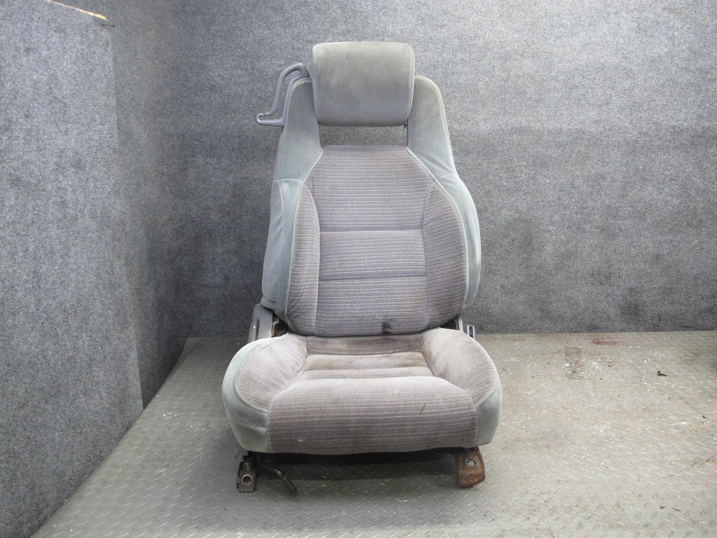 89-92 Toyota Supra MK3 Front & Rear Complete Cloth Seat Set Gray OEM
