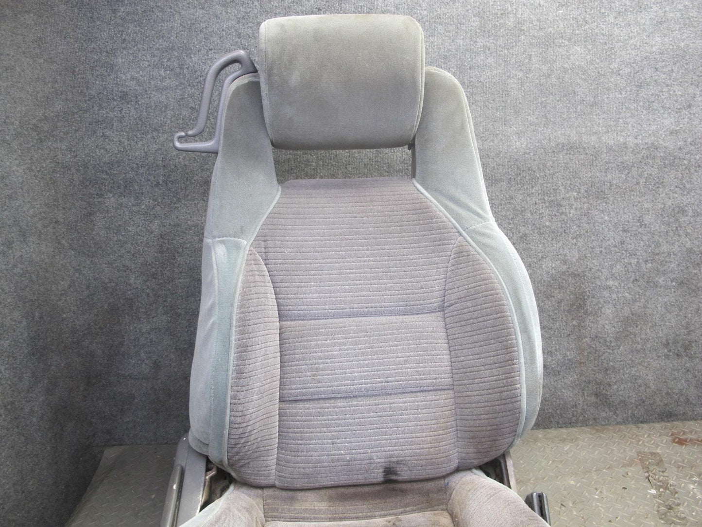 89-92 Toyota Supra MK3 Front & Rear Complete Cloth Seat Set Gray OEM