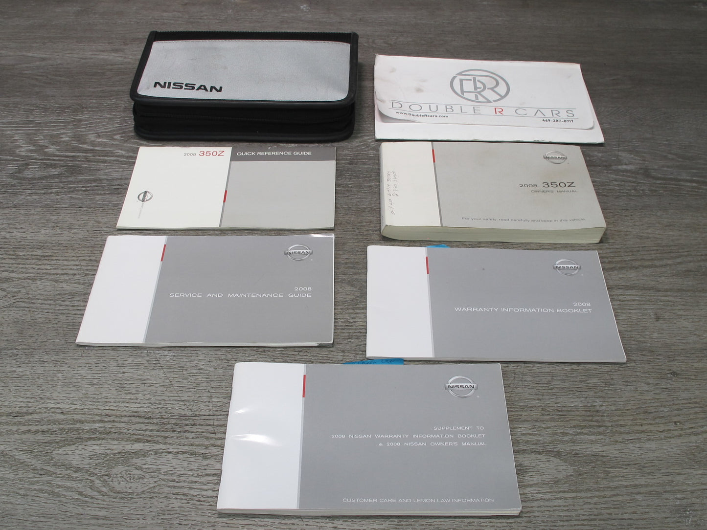 2008 Nissan 350Z Z33 Convertible Owner User Guide Manual Book Set w Case OEM