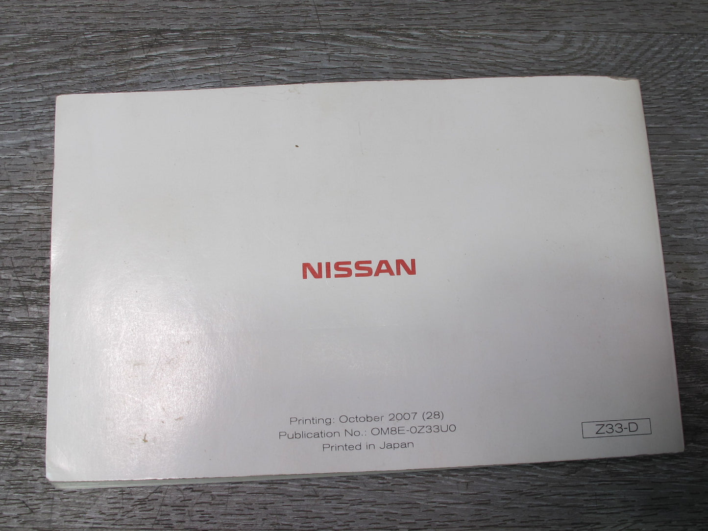 2008 Nissan 350Z Z33 Convertible Owner User Guide Manual Book Set w Case OEM