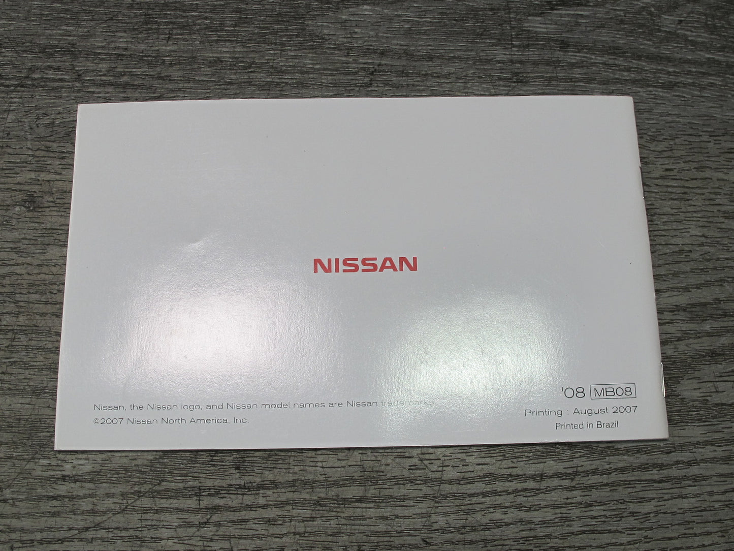 2008 Nissan 350Z Z33 Convertible Owner User Guide Manual Book Set w Case OEM