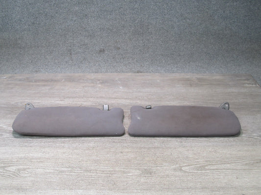 86-89 Toyota Supra MA70L MK3 Set of 2 Front Left & Right Sun Visor Gray OEM