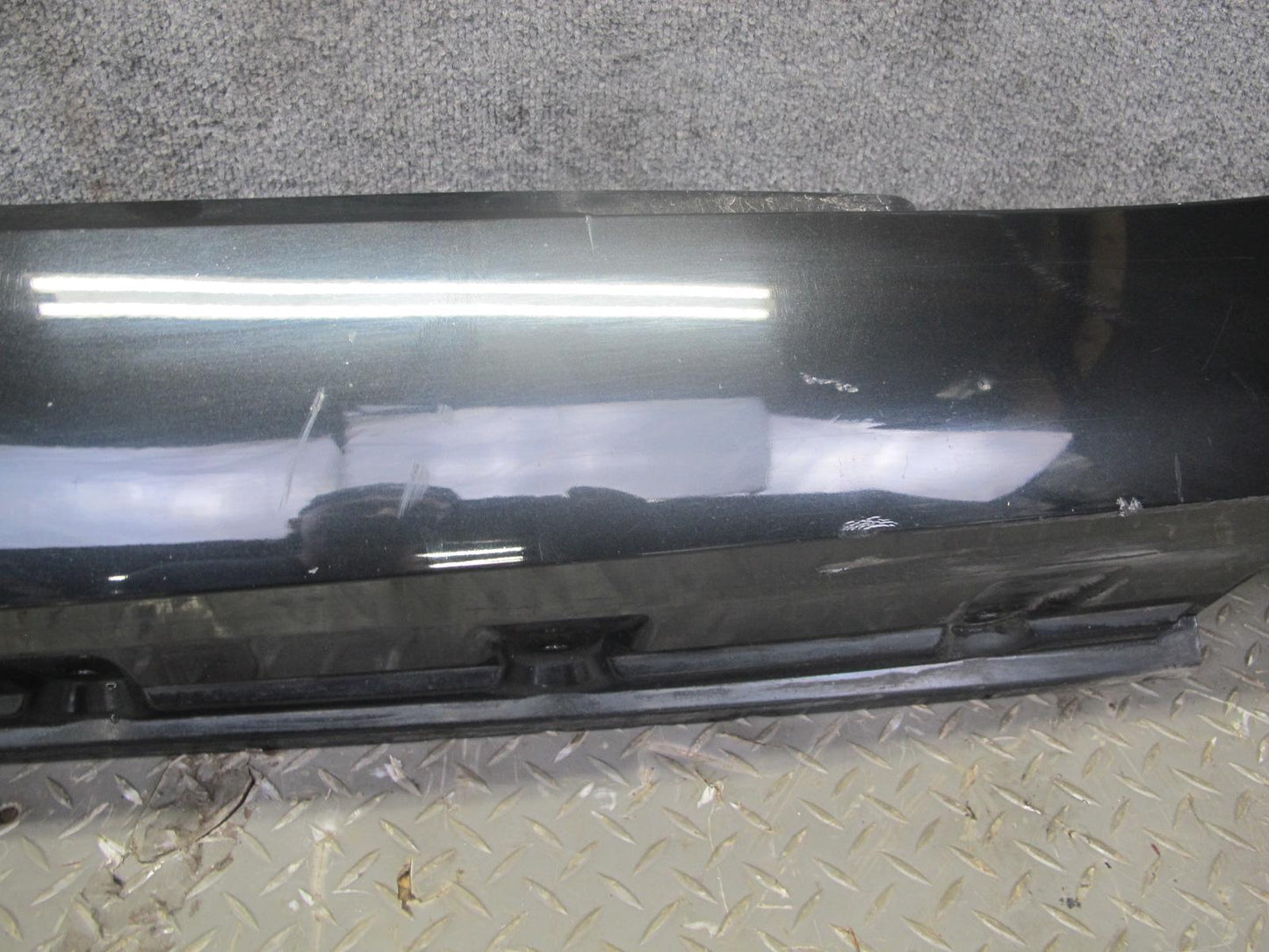 03-08 BMW E85 Z4 Set of 2 Left & Right Side Skirt Rocker Panel Molding Black OEM