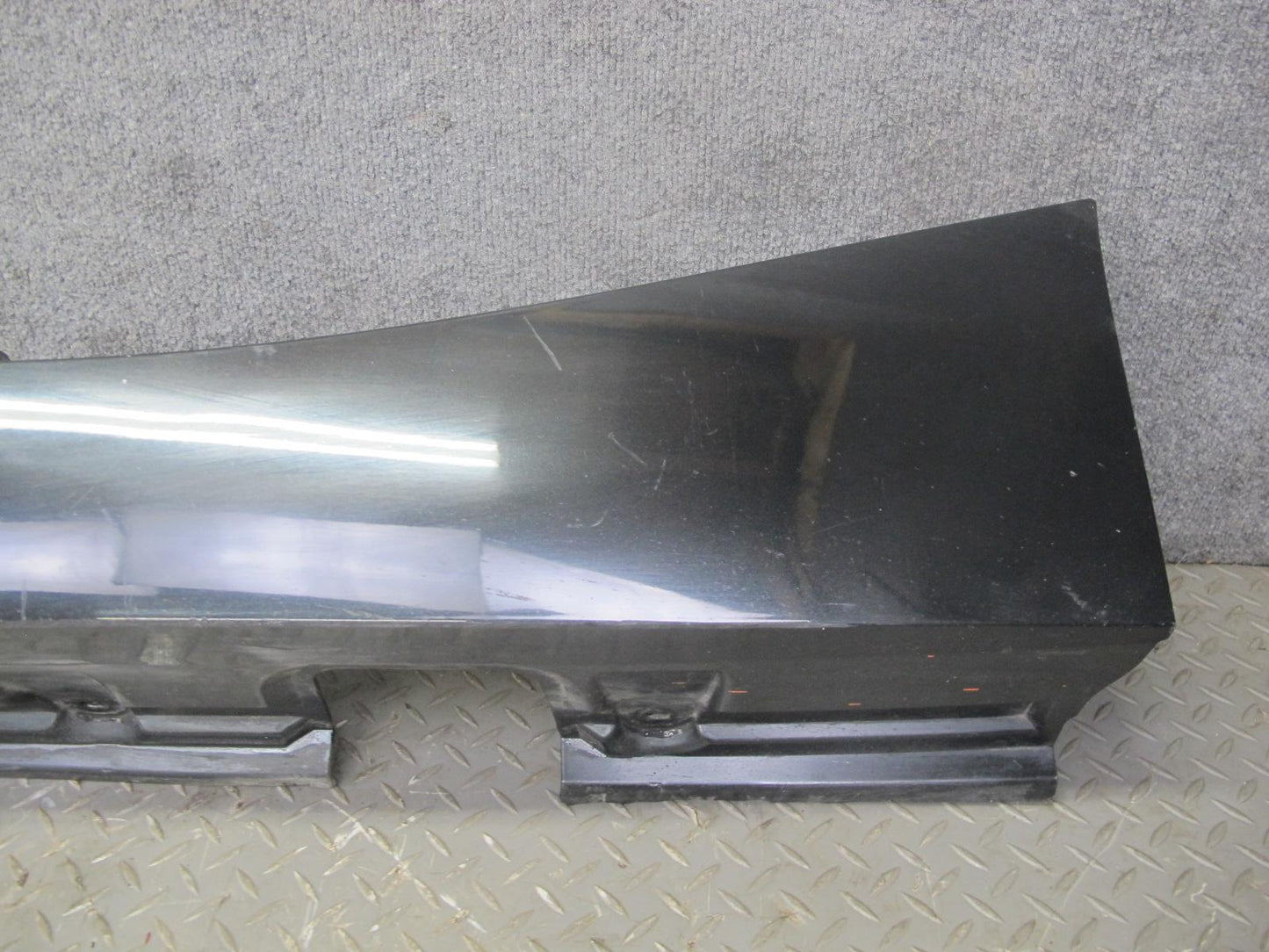 03-08 BMW E85 Z4 Set of 2 Left & Right Side Skirt Rocker Panel Molding Black OEM