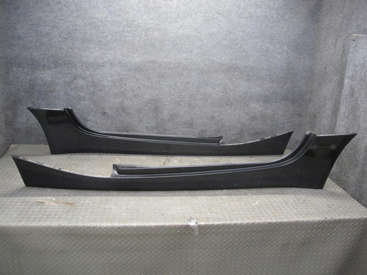03-08 BMW E85 Z4 Set of 2 Left & Right Side Skirt Rocker Panel Molding Black OEM