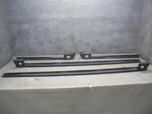 03-09 Hummer H2 Front & Rear Left & Right Roof Rack Rail Cover Molding Set of 4