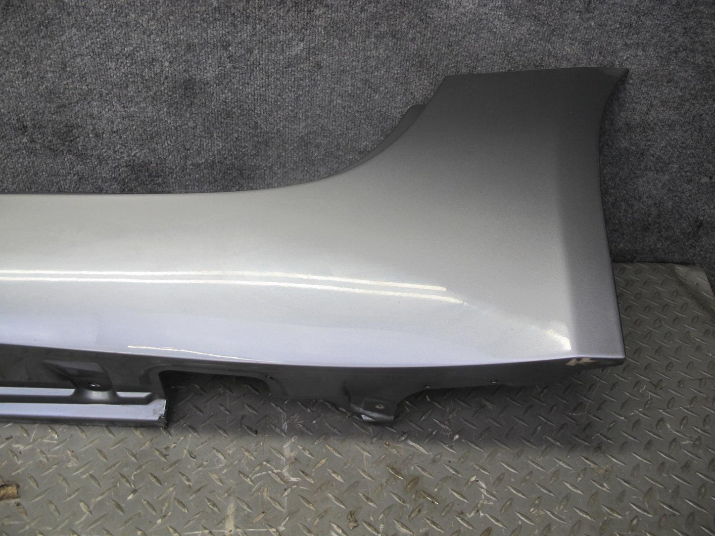 03-08 BMW E85 Z4 Set of 2 Left & Right Side Skirt Rocker Panel Molding Gray OEM