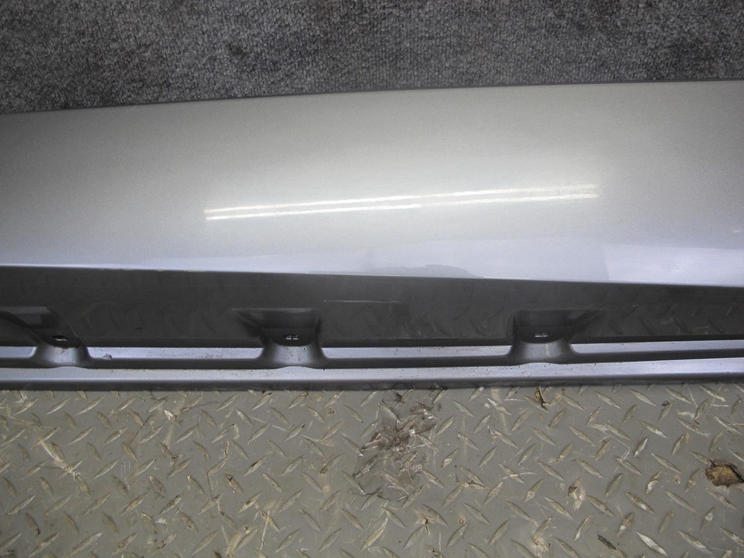 03-08 BMW E85 Z4 Set of 2 Left & Right Side Skirt Rocker Panel Molding Gray OEM