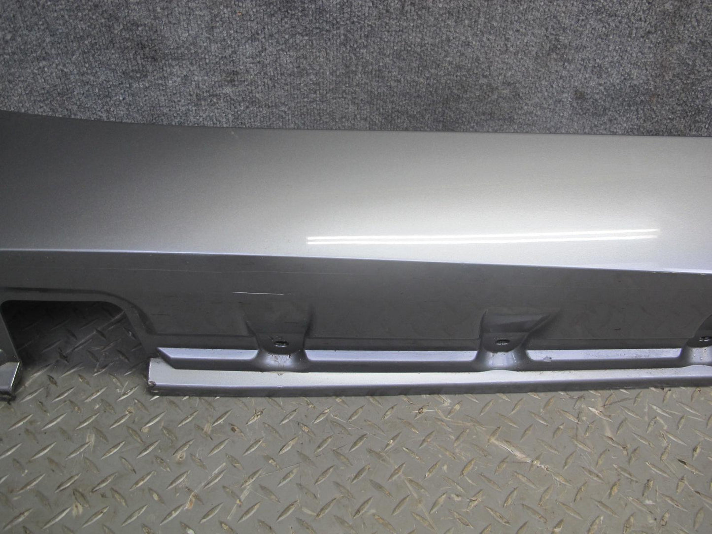 03-08 BMW E85 Z4 Set of 2 Left & Right Side Skirt Rocker Panel Molding Gray OEM