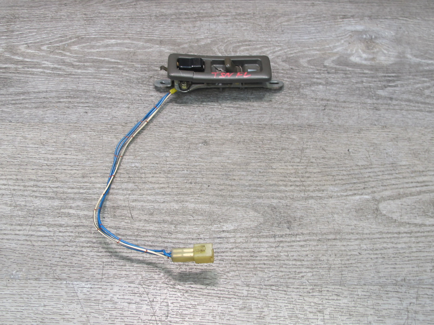 86-92 Toyota Supra MA70L Left Driver Door Lock Switch Gray w Wire OEM