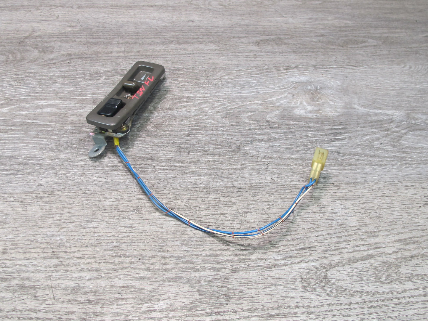 86-92 Toyota Supra MA70L Left Driver Door Lock Switch Gray w Wire OEM