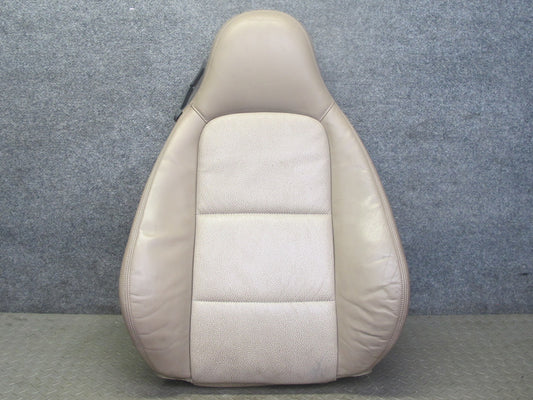 96-98 BMW E36/7 Z3 Roadster Right Seat Upper Leather Cushion Backrest Beige OEM