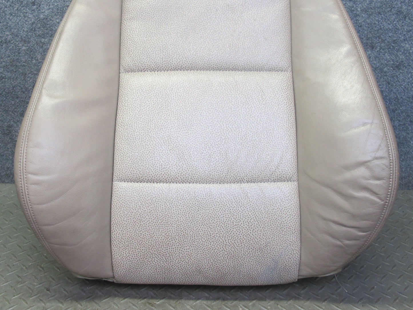 96-98 BMW E36/7 Z3 Roadster Right Seat Upper Leather Cushion Backrest Beige OEM