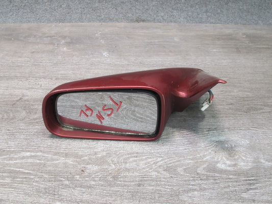 89-92 Toyota Supra MA70L NA Left Door Side View Power Mirror RED Pearl OEM