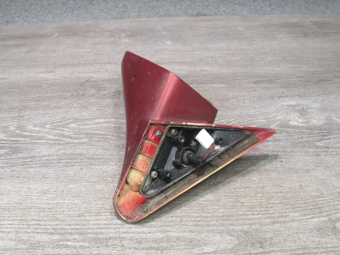 89-92 Toyota Supra MA70L NA Left Door Side View Power Mirror RED Pearl OEM