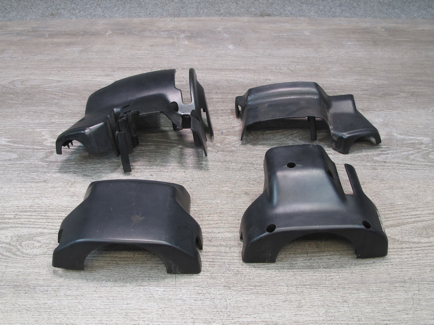 86-89 Toyota Supra MK3 Set of 4 M/T Steering Column Trim Cover Panel w Tilt OEM