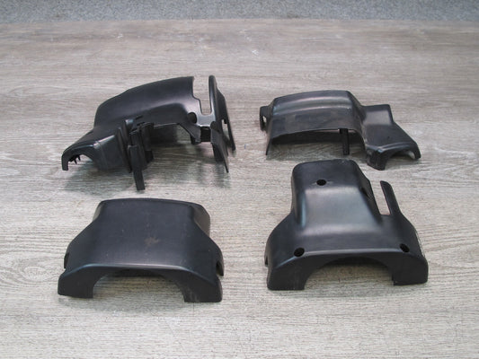 86-89 Toyota Supra MK3 Set of 4 M/T Steering Column Trim Cover Panel w Tilt OEM