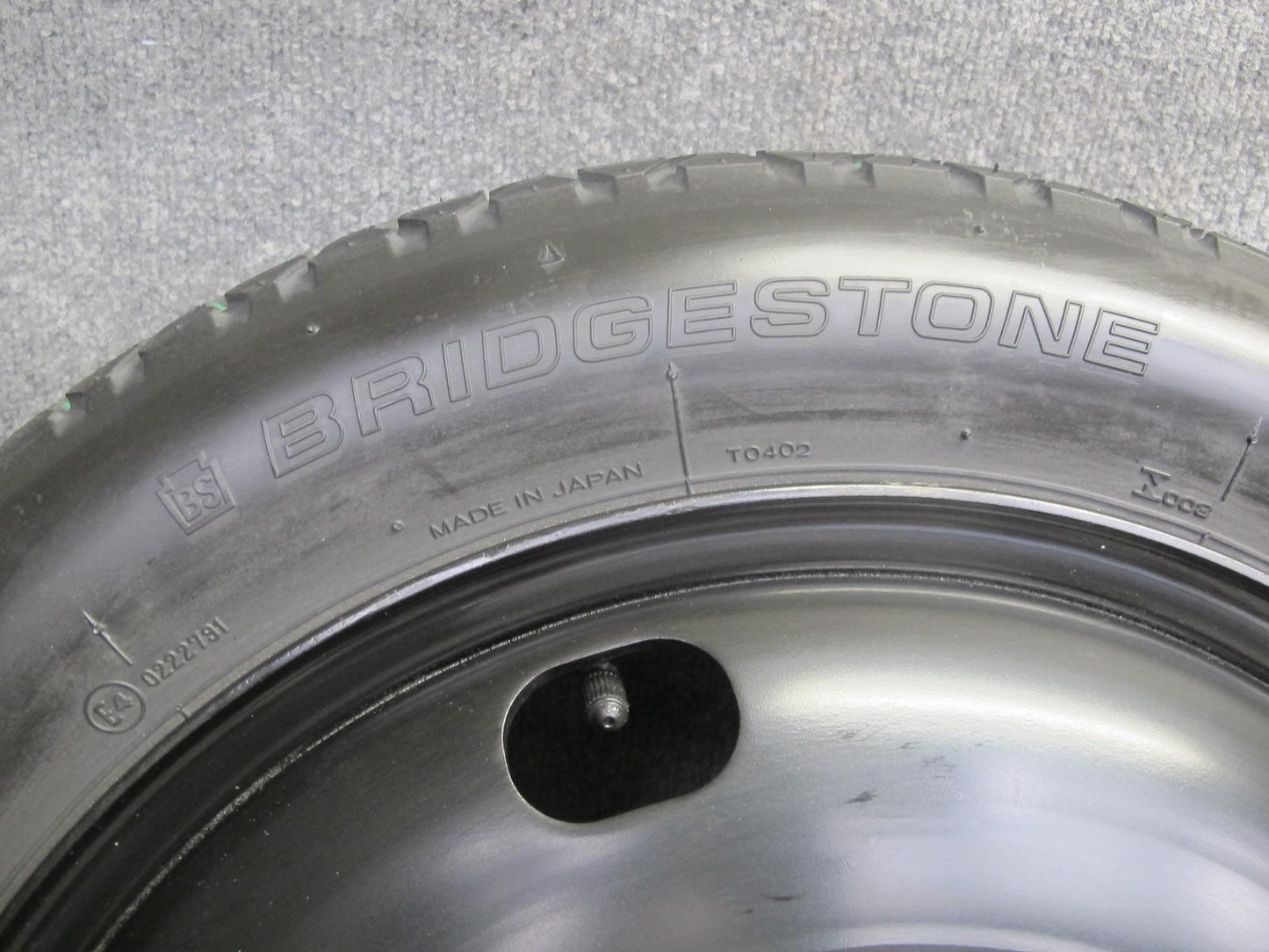 03-09 Nissan 350Z Z33 Emergency Spare Tire R17 17" Wheel 17x4J 145/80 107M OEM