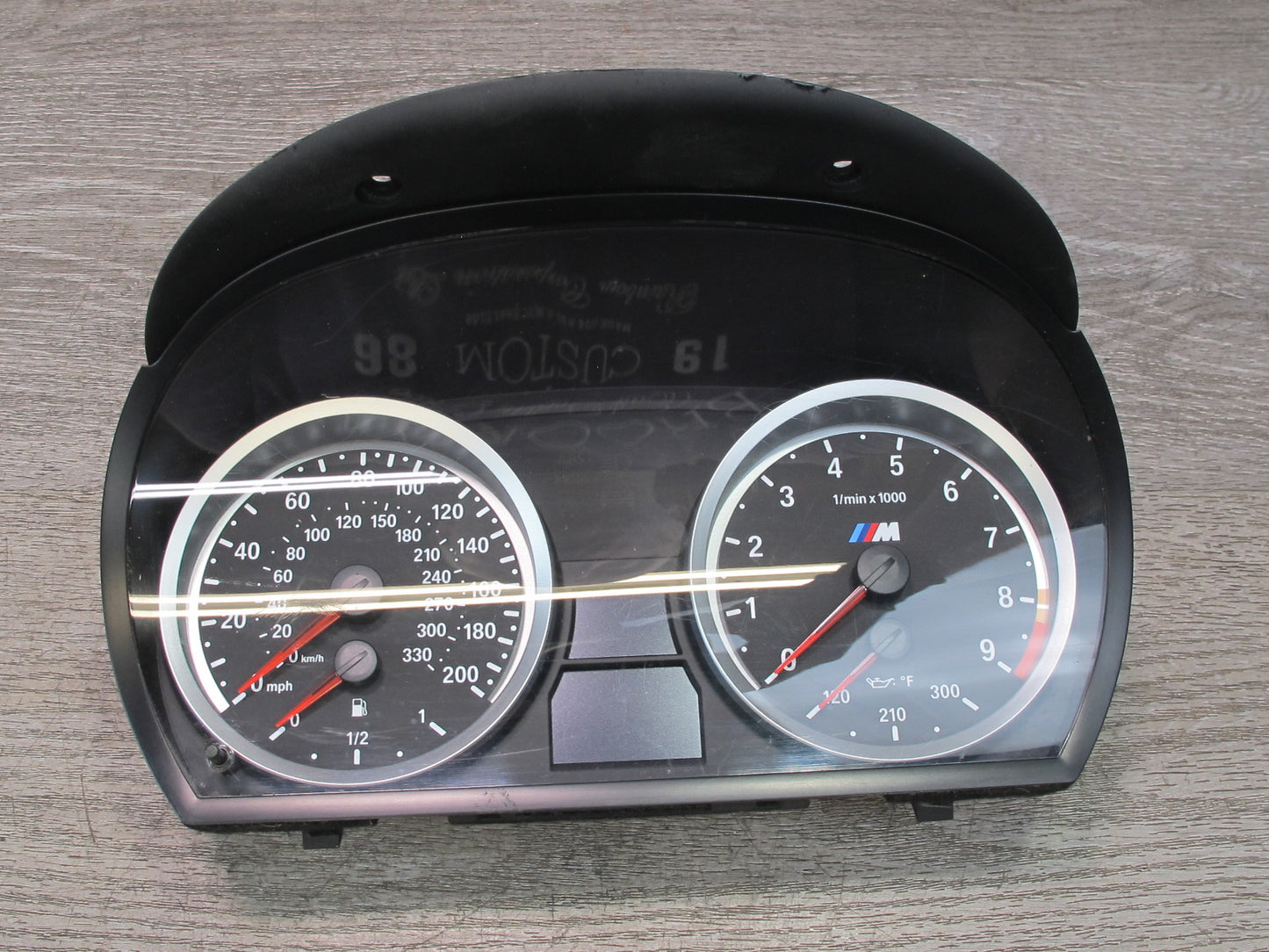 2008 BMW E90 E92 E93 M3 S65 M/T Engine ECU DME Speedometer CAS3 Lock KEY Set