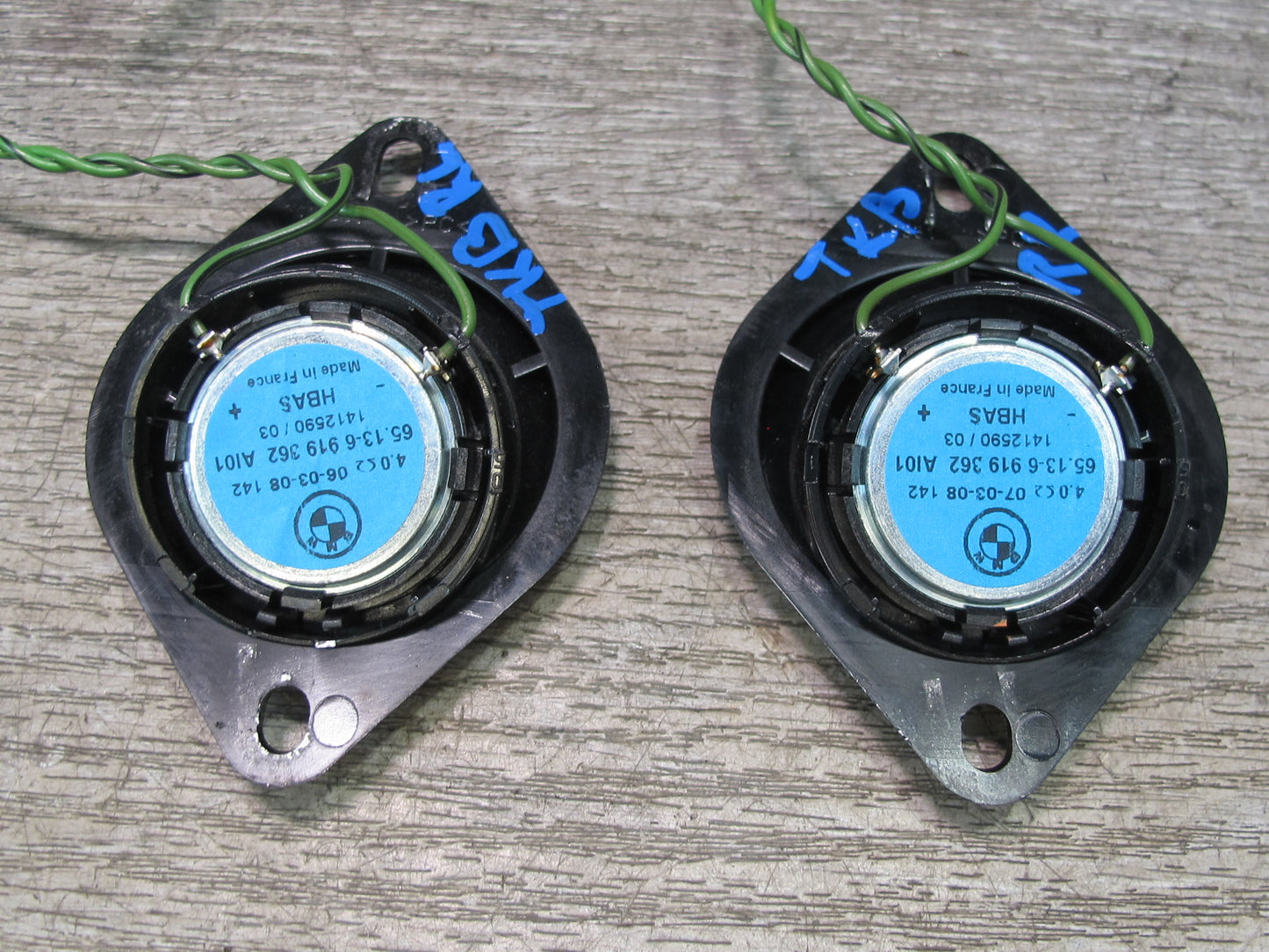 2008-2011 BMW E90 Sedan M3 328i 335i Hi-fi Audio Tweeter Subwoofer Speaker Set