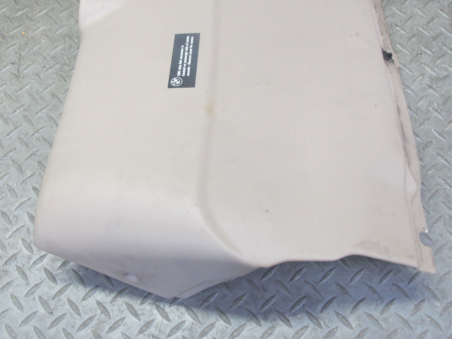 96-02 BMW E36/7 Z3 Left Under Dash Lower Knee Trim Cover Beige 8397599 OEM