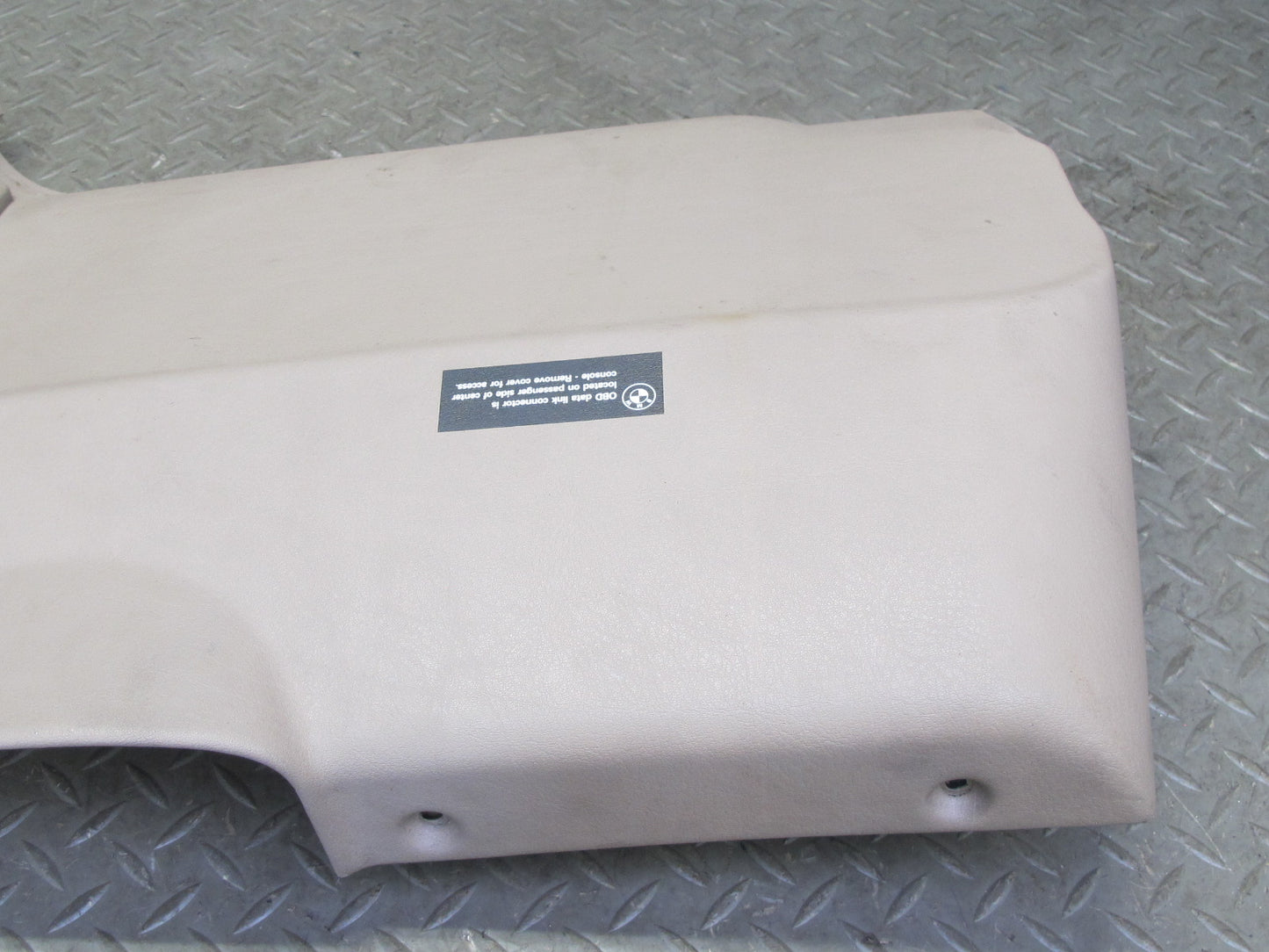 96-02 BMW E36/7 Z3 Left Under Dash Lower Knee Trim Cover Beige 8397599 OEM