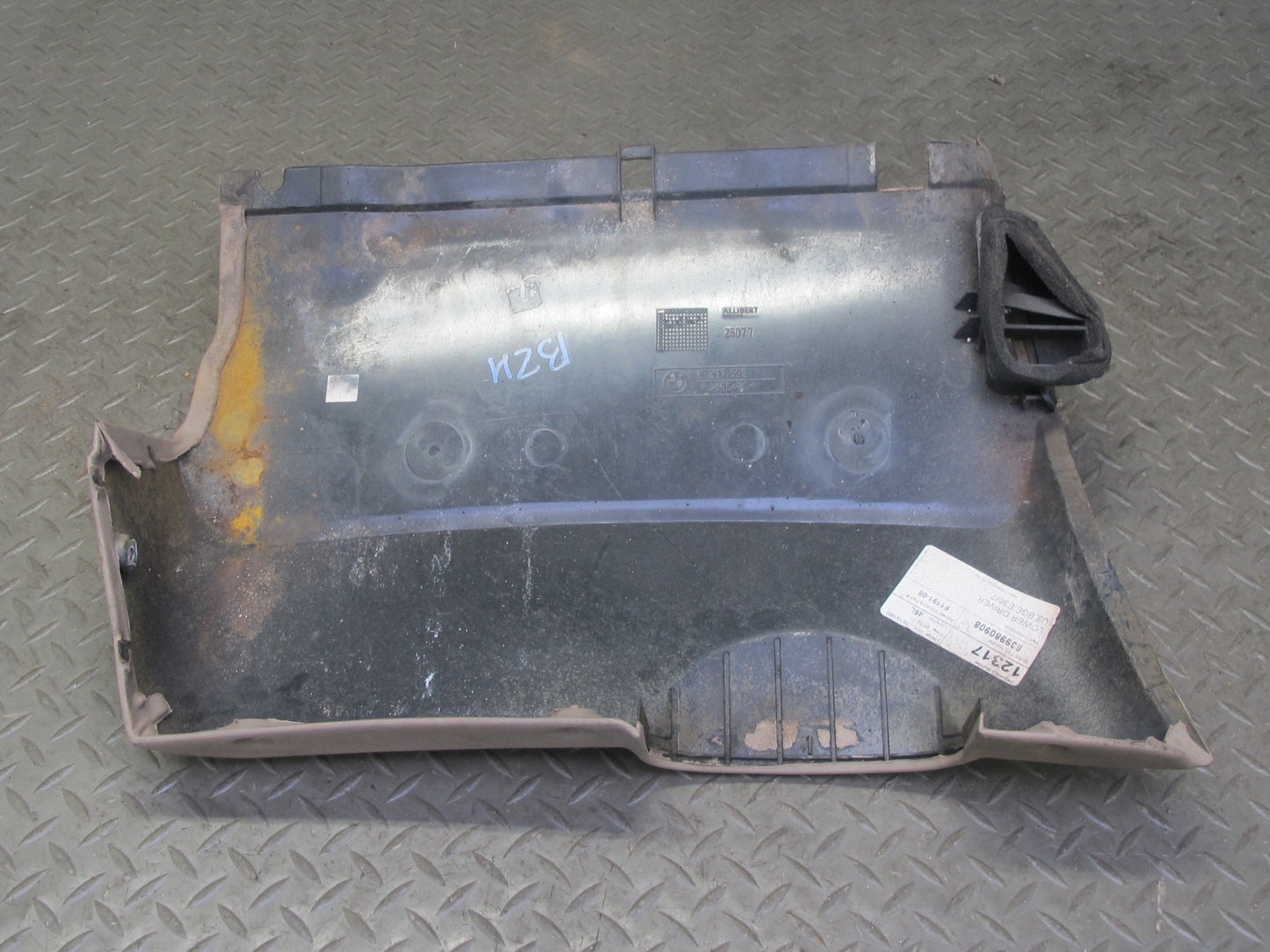 96-02 BMW E36/7 Z3 Left Under Dash Lower Knee Trim Cover Beige 8397599 OEM