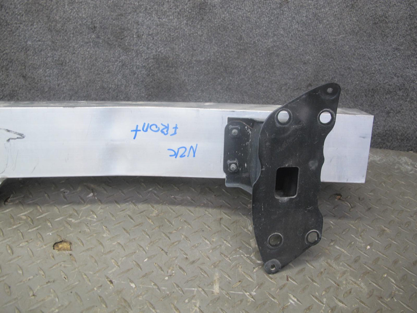 06-09 Nissan 350Z Z33 Conv Front Bumper Reinforcement Impact Bar w Brackets OEM