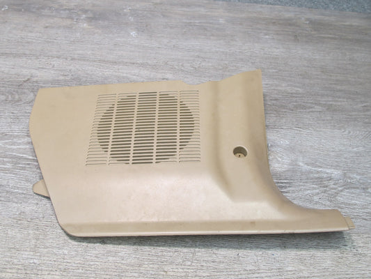 96-02 BMW E36/7 Z3 Right Passenger Side Kick Trim Speaker Cover Panel Beige OEM