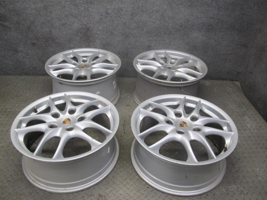 2003-2004 Porsche Boxster 986 R17 17" Wheel Rim 17x7J 17x8.5J  ET55/48 Set of 4