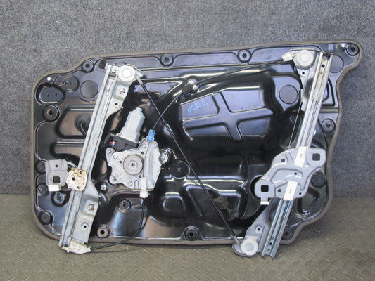 04-09 Nissan 350Z Z33 Conv Left Door Window Regulator w Motor & Mount Panel OEM