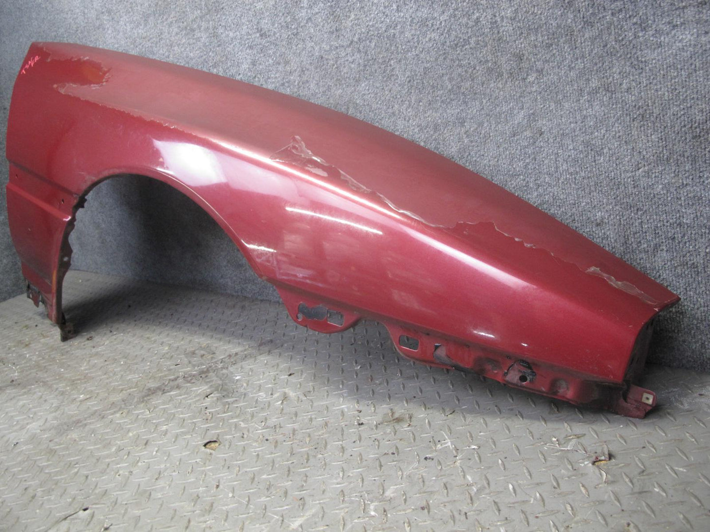 86-92 Toyota Supra MA70L Front Right Fender Shell Panel Cover RED Pearl OEM