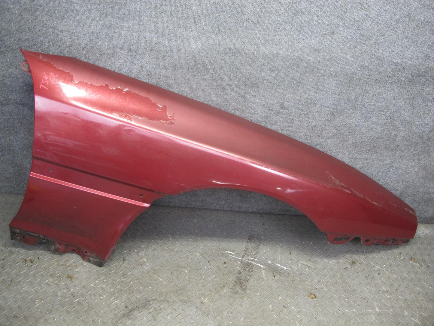 86-92 Toyota Supra MA70L Front Right Fender Shell Panel Cover RED Pearl OEM