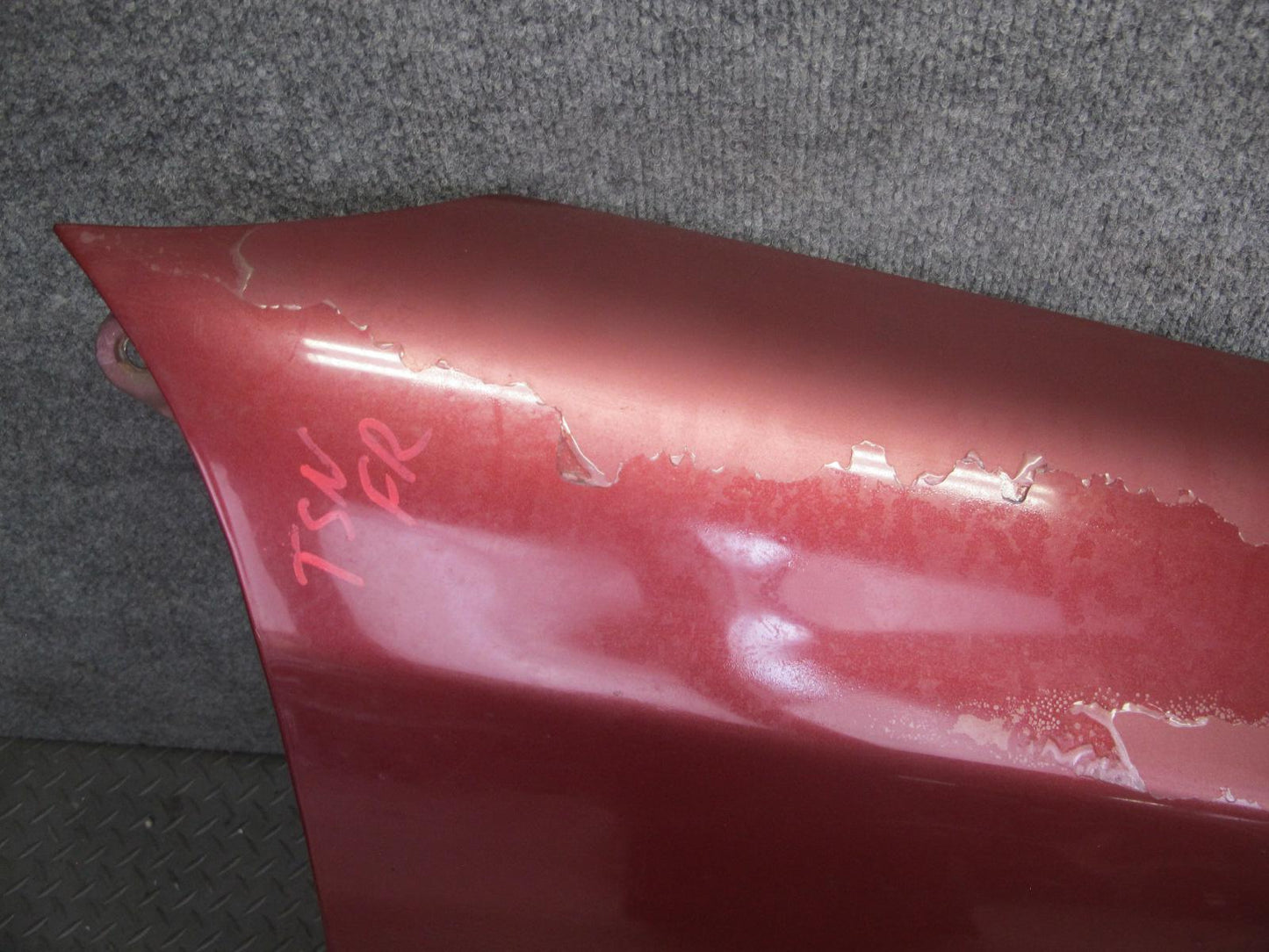 86-92 Toyota Supra MA70L Front Right Fender Shell Panel Cover RED Pearl OEM