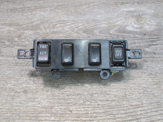 98-05 Lexus GS400 GS430 GS300 Snow ECT VSC Heated Seat Switch Panel Black OEM