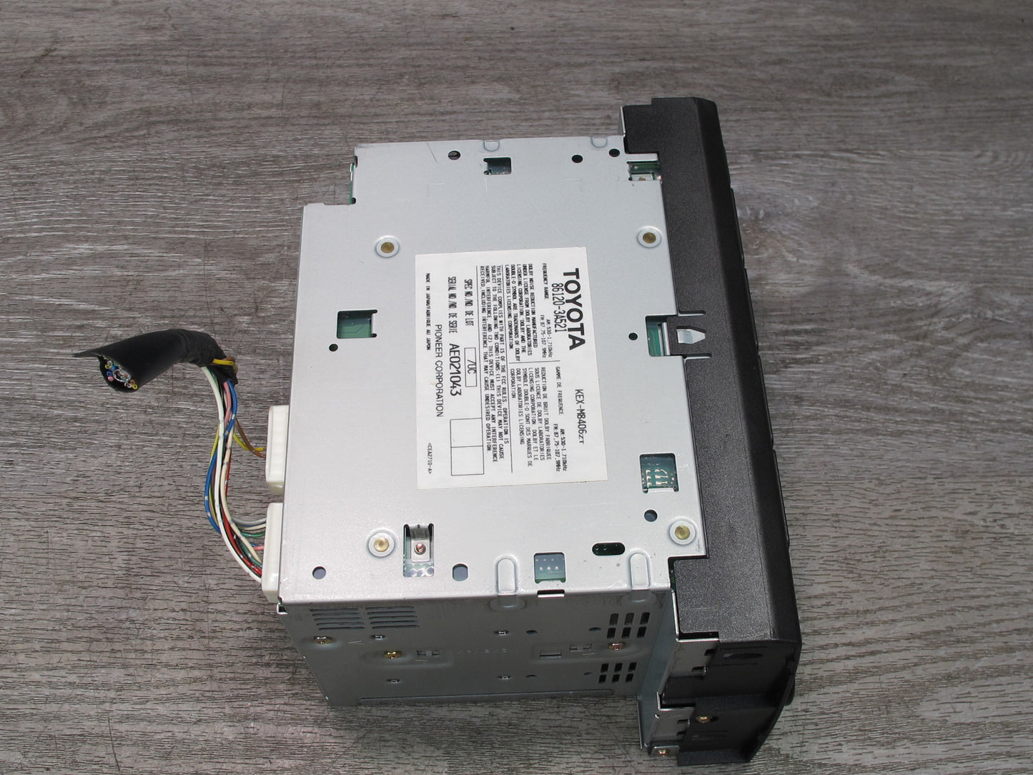 01-02 Lexus JZS160 GS430 GS300 Pioneer AM FM Radio Cassette Player Head Unit OEM