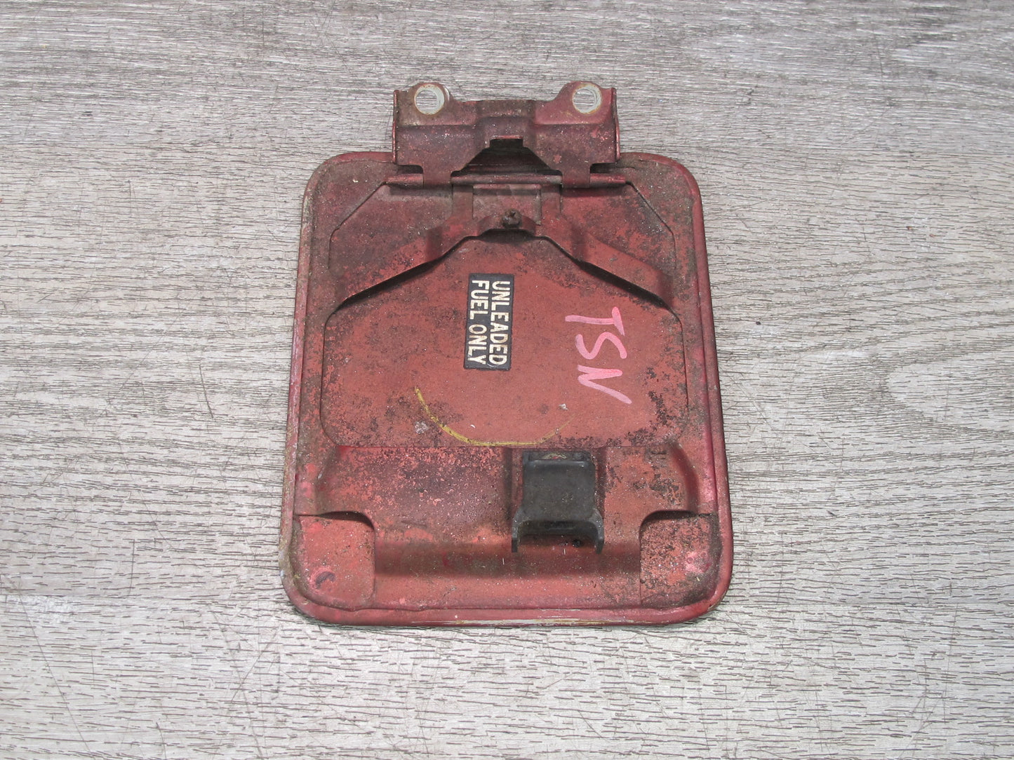 89-92 Toyota Supra MA70L Fuel Tank Filler Door Lid Cover Medium RED Pearl OEM