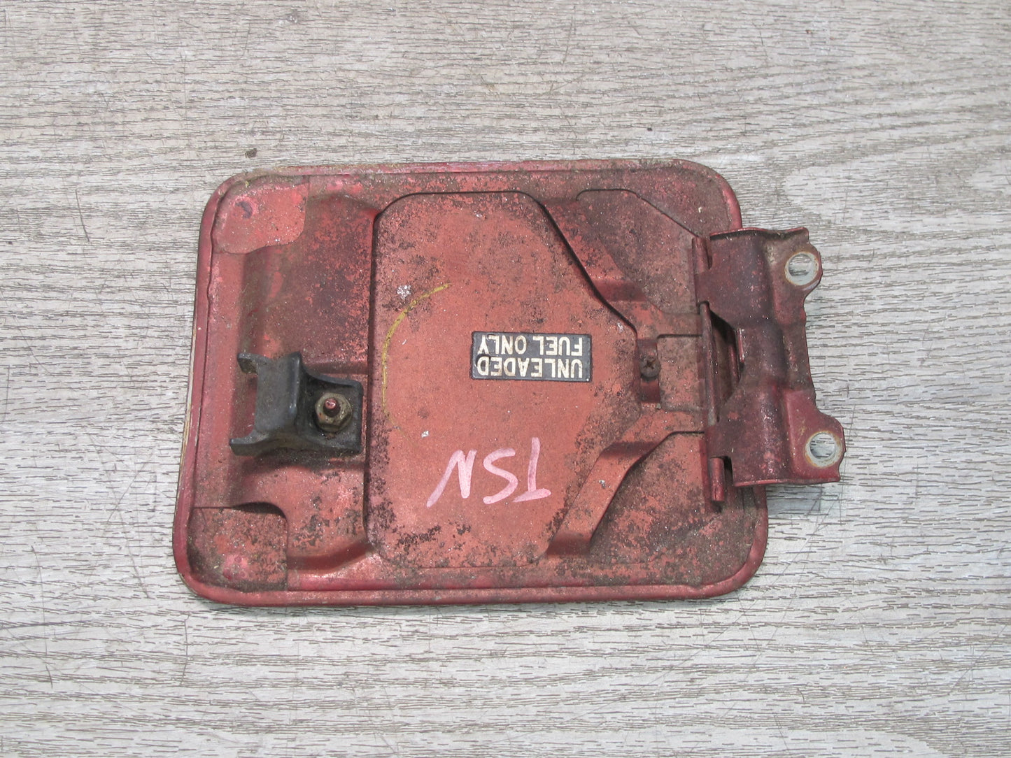 89-92 Toyota Supra MA70L Fuel Tank Filler Door Lid Cover Medium RED Pearl OEM
