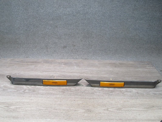 89-92 Toyota Supra MA70L Front Left & Right Fender Marker Light Molding Set OEM