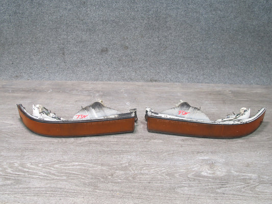 89-92 Toyota Supra MA70L MK3 Set of 2 Front Bumper Turn Signal Marker Light OEM