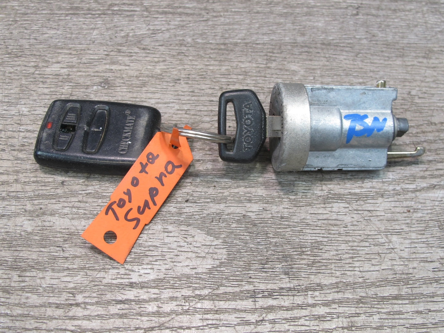 89-92 Toyota Supra MK3 Ignition Door Trunk Glove Lock Cylinder KEY Set OEM